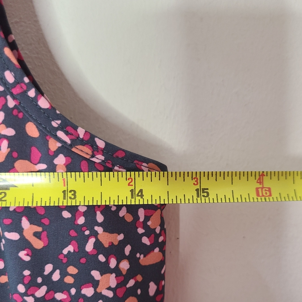 Athleta Girl Play More Romper in Slate Gray Multi Sz L/12 - Picture 11 of 16